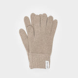 Beige Sabbia | Guanti donna cashmere rigenerato
