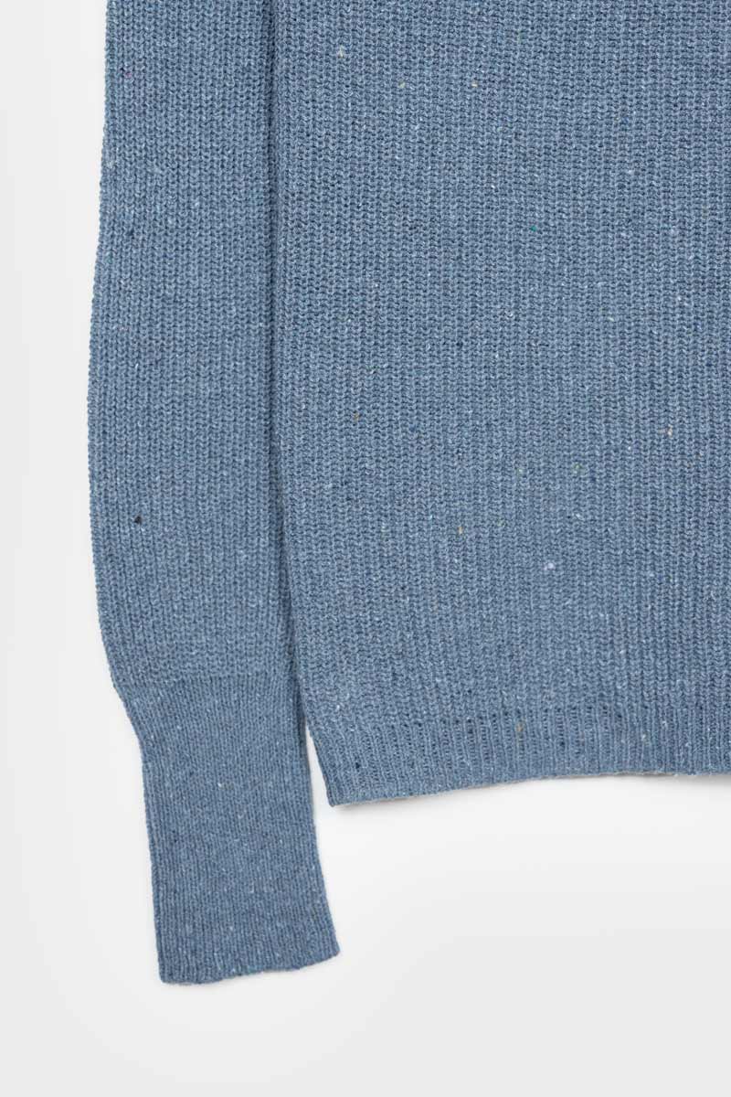 Blu Atlantico | Maglia Donna Cotone Jeans Rigenerato Rachele