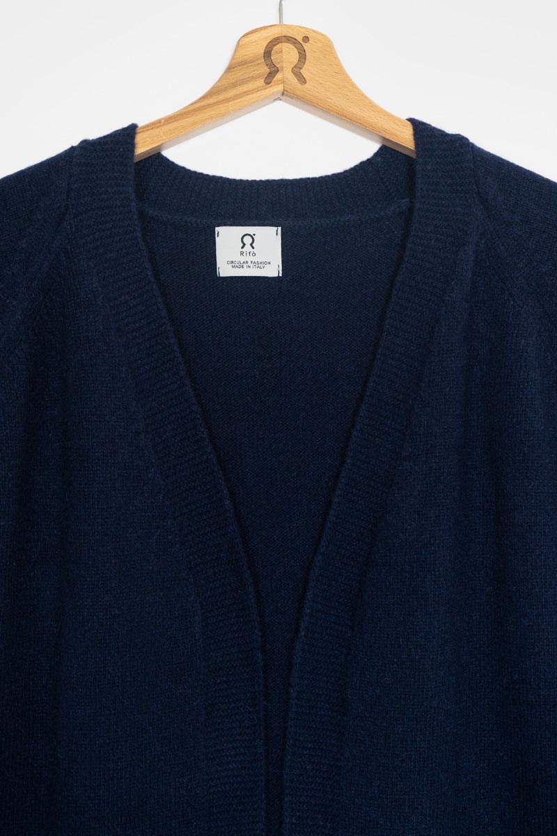 Blu Mora | Cardigan Donna Cashmere Rigenerato Venere
