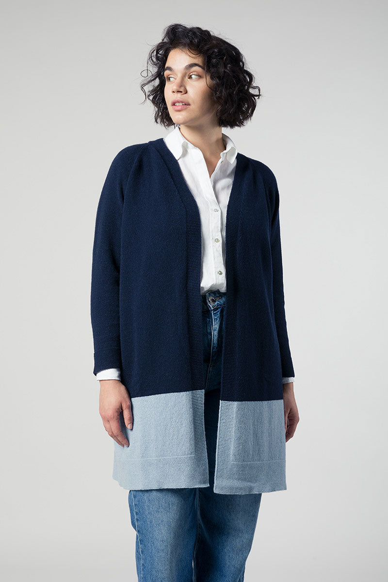 Blu Mora | Cardigan Donna Cashmere Rigenerato Venere
