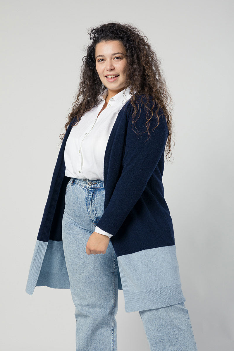 Blu Mora | Cardigan Donna Cashmere Rigenerato Venere