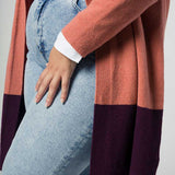 Rosa Pompelmo | Cardigan Donna Cashmere Rigenerato Venere
