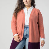 Rosa Pompelmo | Cardigan Donna Cashmere Rigenerato Venere