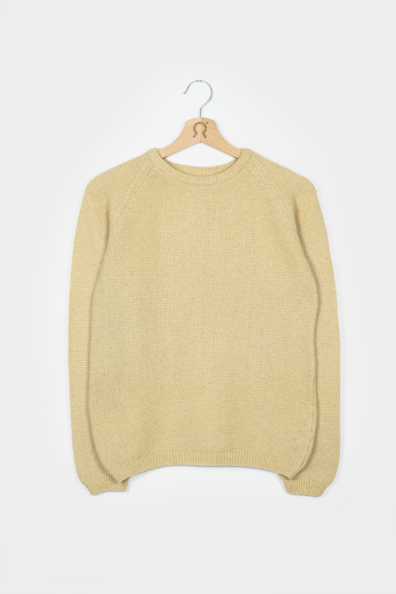 Mouline Giallo Frolla | Maglia cashmere rigenerato