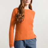 Arancio Becco d'Oca | Maglia cashmere rigenerato