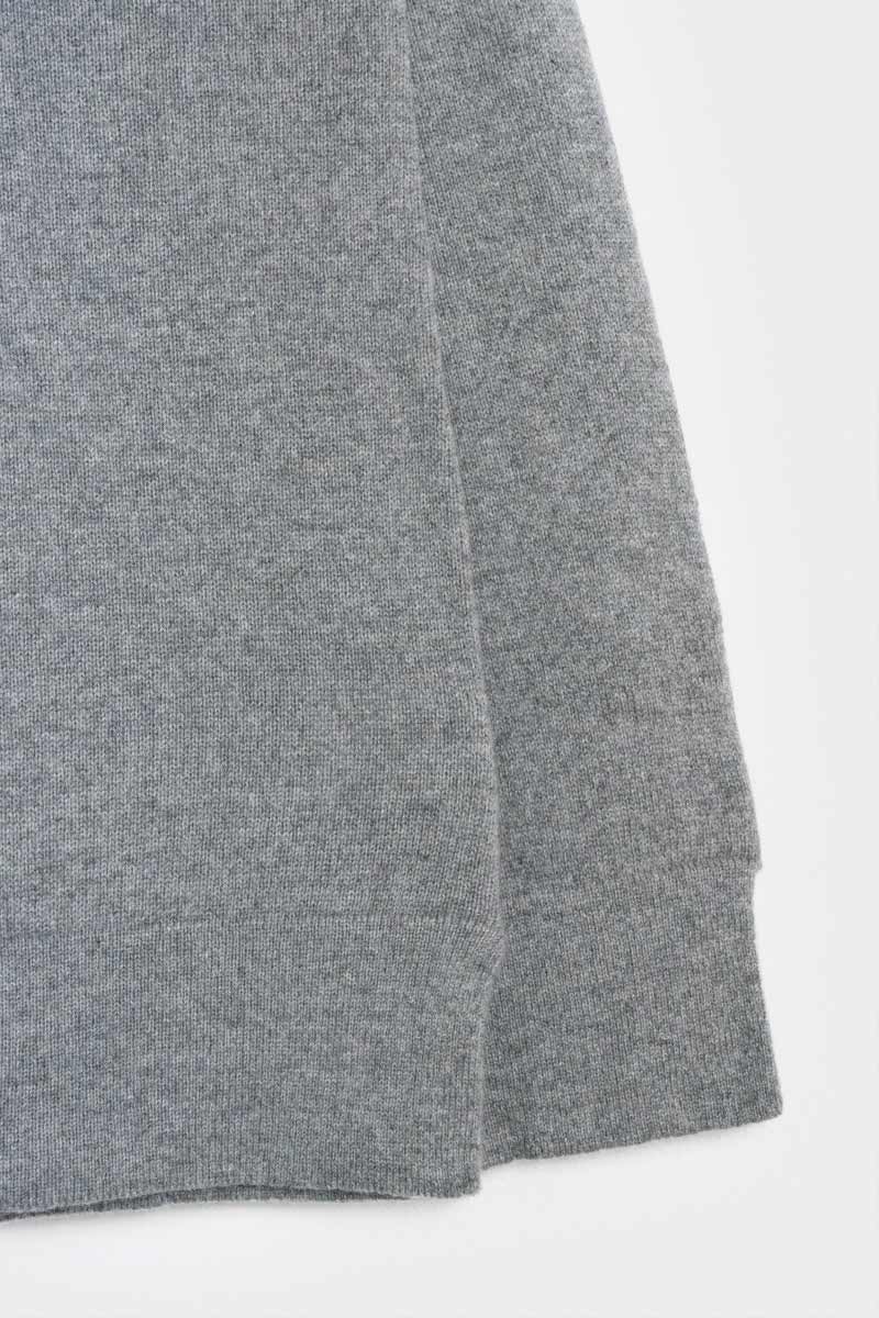Grigio Cemento | Maglia donna cashmere rigenerato