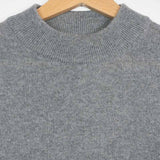 Grigio Cemento | Maglia donna cashmere rigenerato