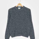 Chanteclaire Mar Nero | Maglioncino cotone jeans rigenerato paricollo