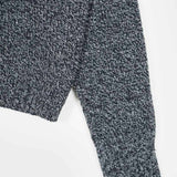Chanteclaire Mar Nero | Maglioncino cotone jeans rigenerato paricollo