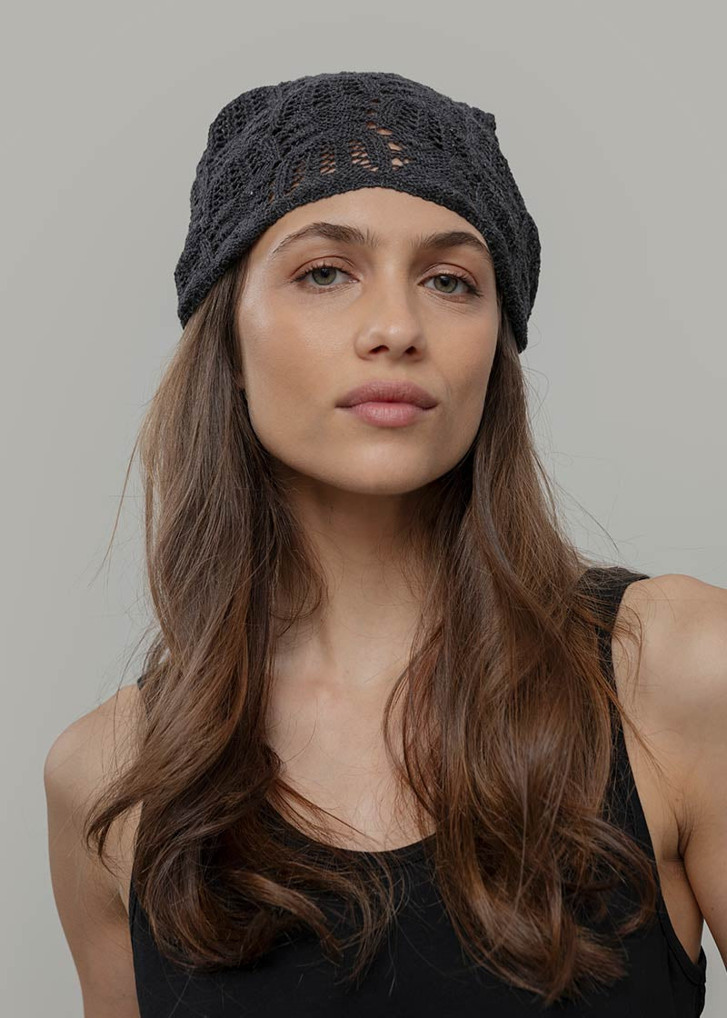 Bandana a Crochet Donna Cotone Riciclato Alexia - Rifò Lab Moda circolare made in Italy