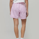 Pantaloncini Boxer Donna a Righe Rosa  Cotone Inghirami Allegra Gialli - Rifò Lab Moda circolare made in Italy
