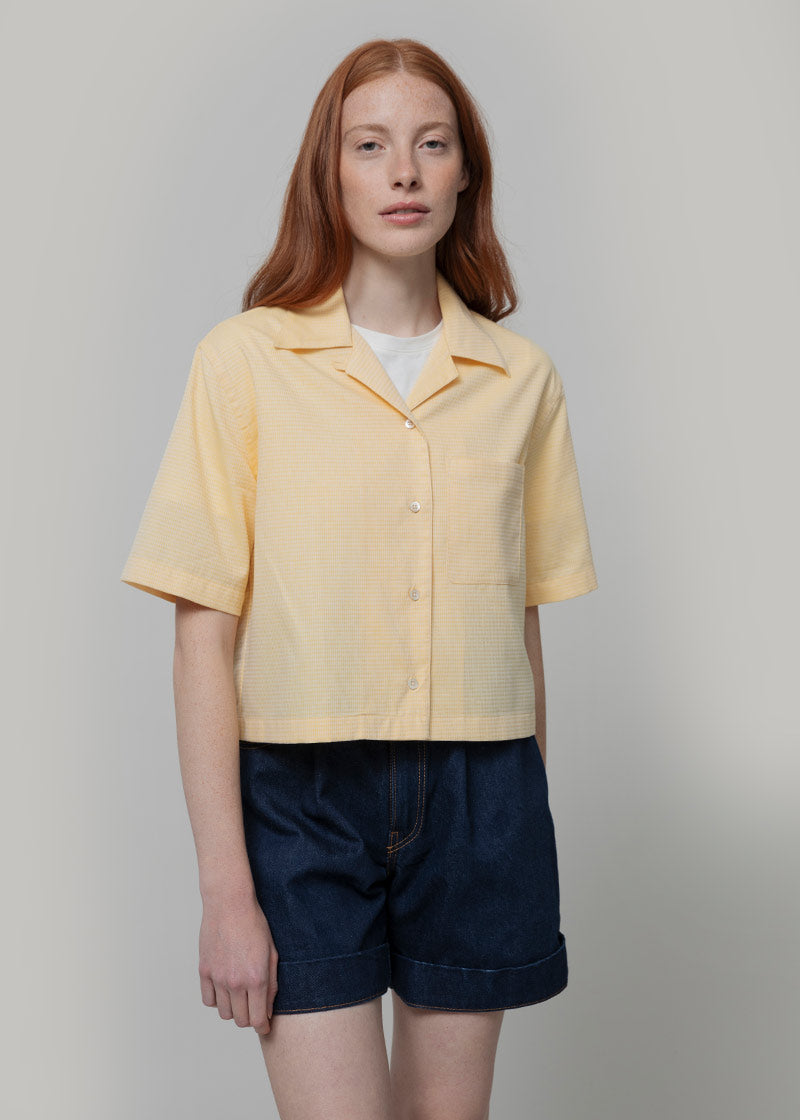 Camicia Bowling a Righe Donna Cotone Inghirami Marta - Rifò Lab Moda circolare made in Italy