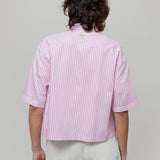 Camicia Bowling a Righe Donna Cotone Inghirami Marta - Rifò Lab Moda circolare made in Italy