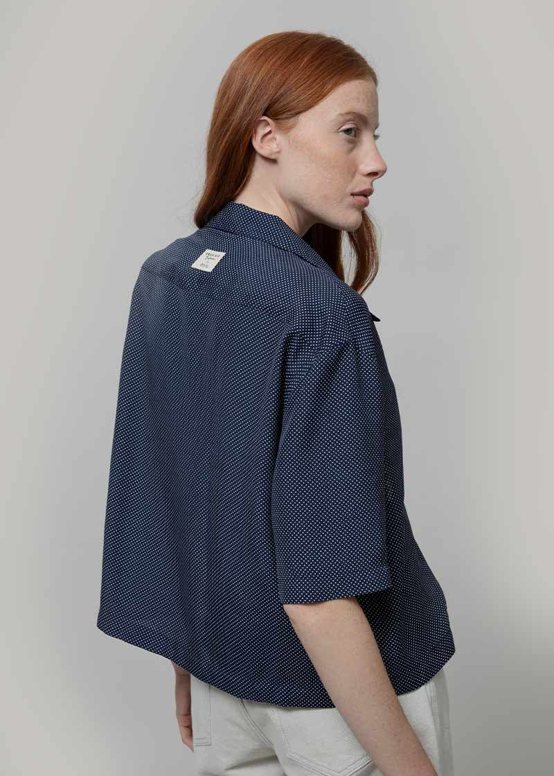 Camicia Donna Maniche Corte Viscosa Sveva - Inghirami x Rifò