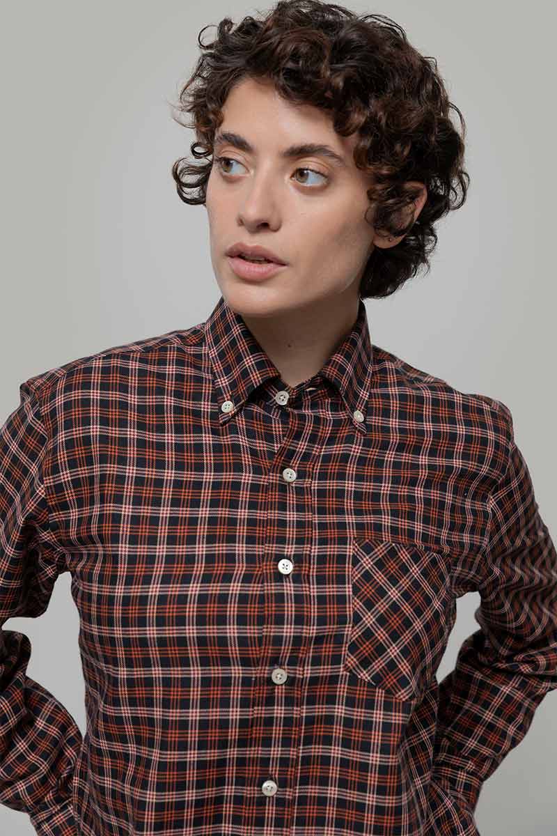 Camicia Boyfriend Inghirami Stefania- Rifò Lab Moda circolare made in Italy 