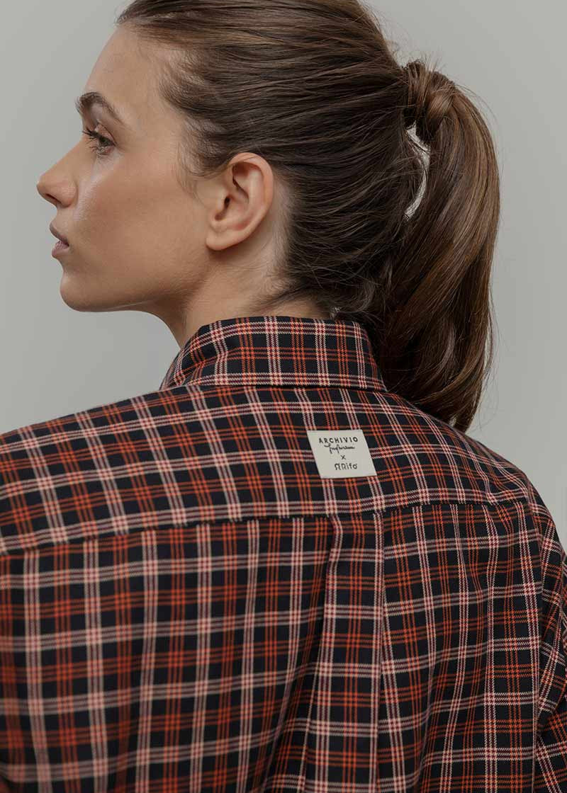 Camicia Boyfriend Inghirami Stefania- Rifò Lab Moda circolare made in Italy 