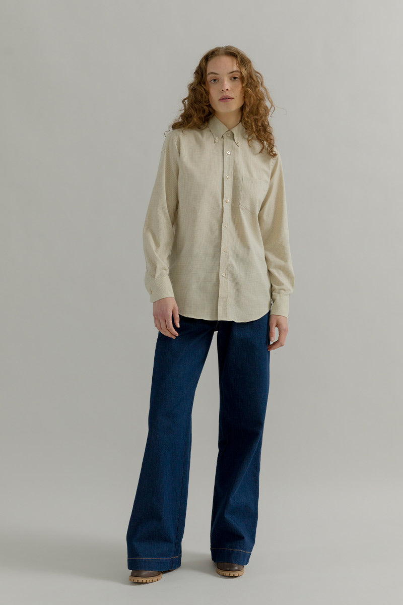 Camicia Donna Quadretti Cotone Inghirami Stefania - Rifò Lab Moda circolare made in Italy 
