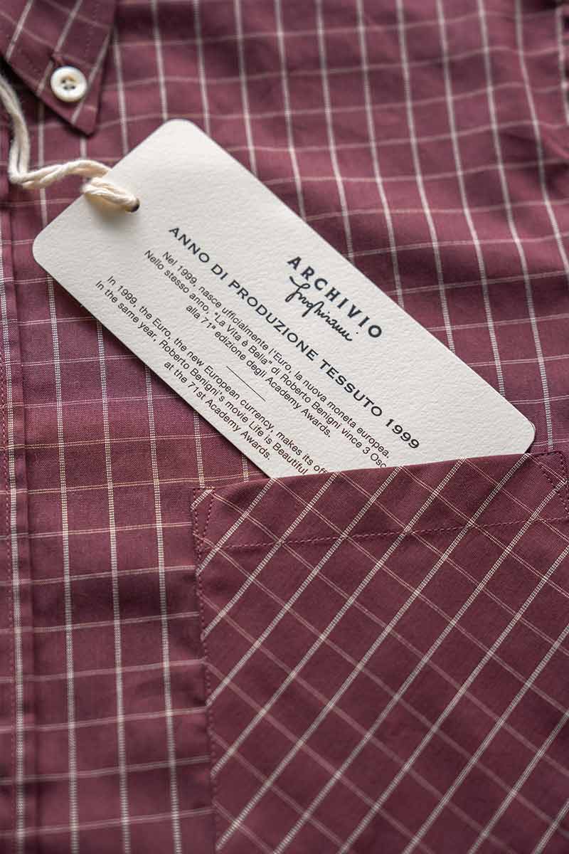Camicia a Quadri Donna Cotone Inghirami Stefania - Rifò Lab Moda circolare made in Italy 
