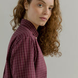 Camicia a Quadri Donna Cotone Inghirami Stefania - Rifò Lab Moda circolare made in Italy 