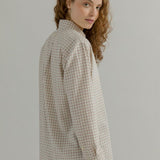 Camicia a Quadri Donna Cotone Inghirami Stefania - Rifò Lab Moda circolare made in Italy 