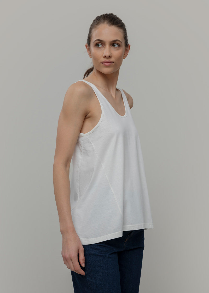 Canotta Donna Cotone Rigenerato Amina - Rifò Lab Moda circolare made in Italy