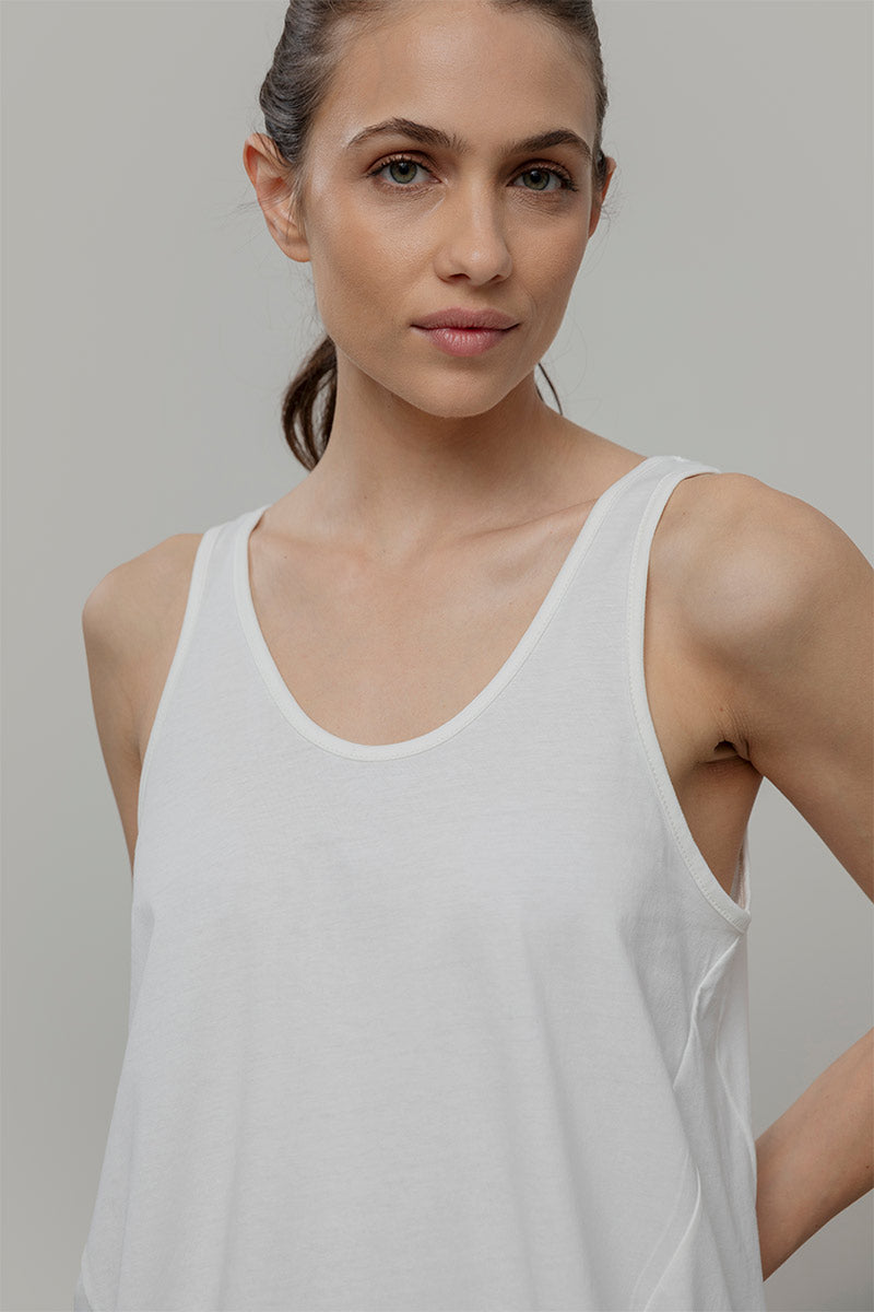 Canotta Donna Cotone Rigenerato Amina - Rifò Lab Moda circolare made in Italy