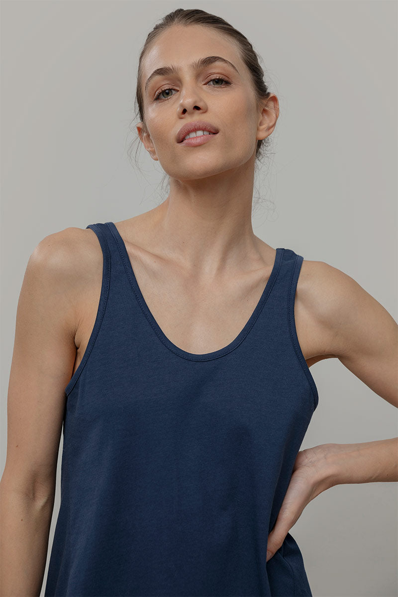 Canotta Donna Cotone Rigenerato Amina - Rifò Lab Moda circolare made in Italy