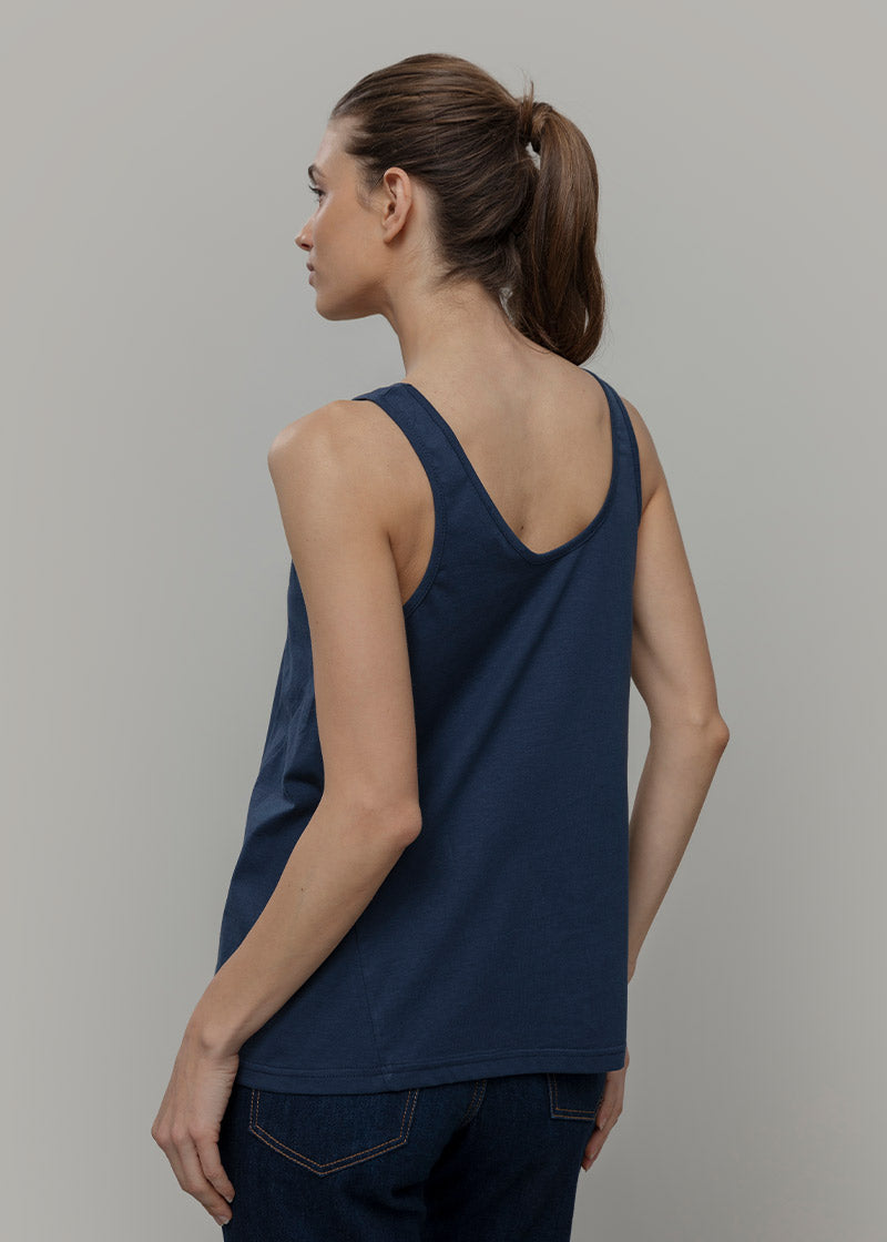 Canotta Donna Cotone Rigenerato Amina - Rifò Lab Moda circolare made in Italy
