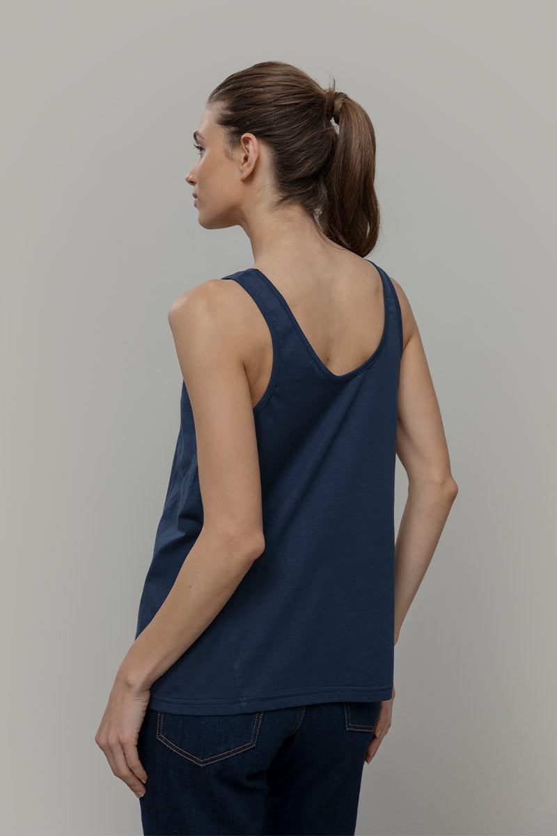 Canotta Donna Cotone Rigenerato Amina - Rifò Lab Moda circolare made in Italy