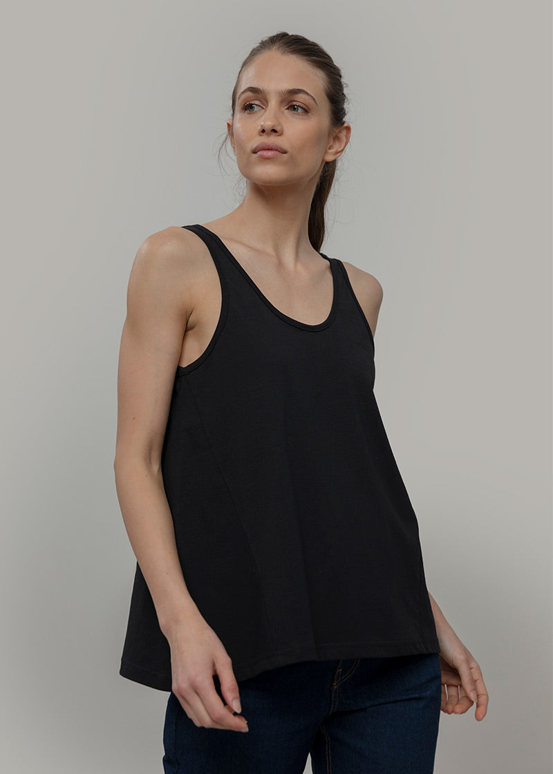 Canotta Donna Cotone Rigenerato Amina - Rifò Lab Moda circolare made in Italy