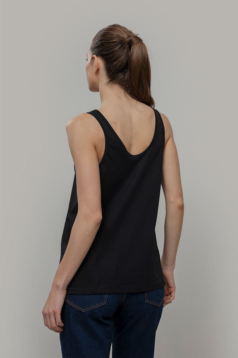 Canotta Donna Cotone Rigenerato Amina - Rifò Lab Moda circolare made in Italy