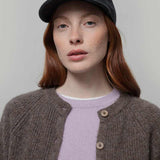 Cappello Baseball Panno Lana Rigenerata Ted Grigio - Rifò Lab Moda circolare made in Italy