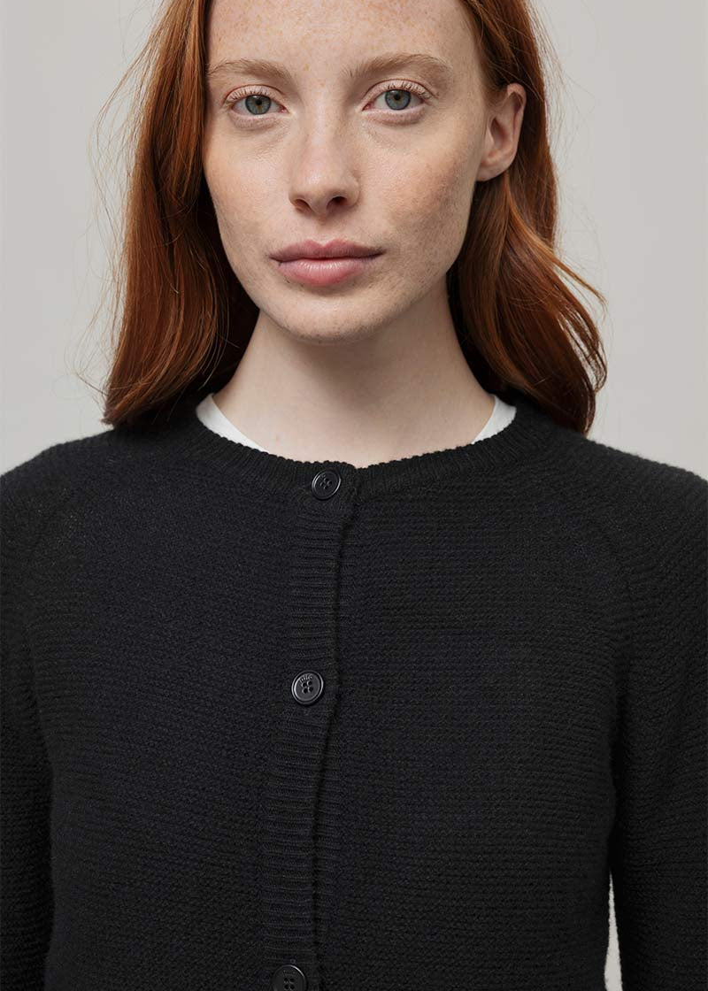 Cardigan Donna Cashmere Mafalda - Rifò Lab Moda circolare made in Italy
Nero Ardesia