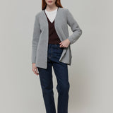 Cardigan Lungo Donna Lana Rigenerata Gioia - Rifò Lab Moda circolare made in Italy