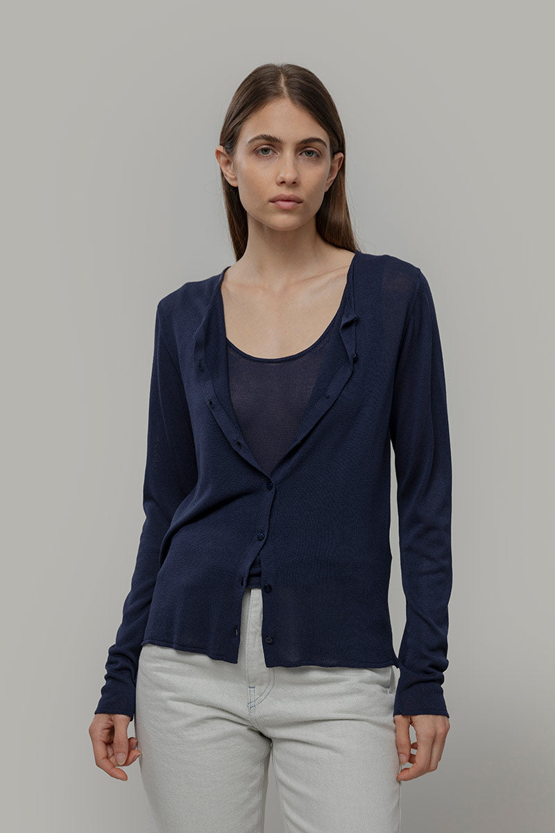 Cardigan Donna Viscosa Vanessa - Rifò Lab Moda circolare made in Italy