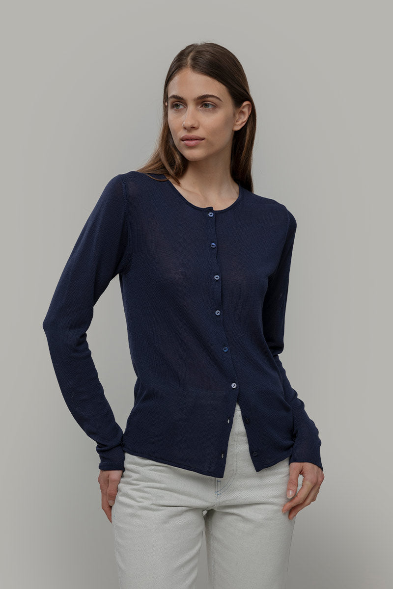 Cardigan Donna Viscosa Vanessa - Rifò Lab Moda circolare made in Italy