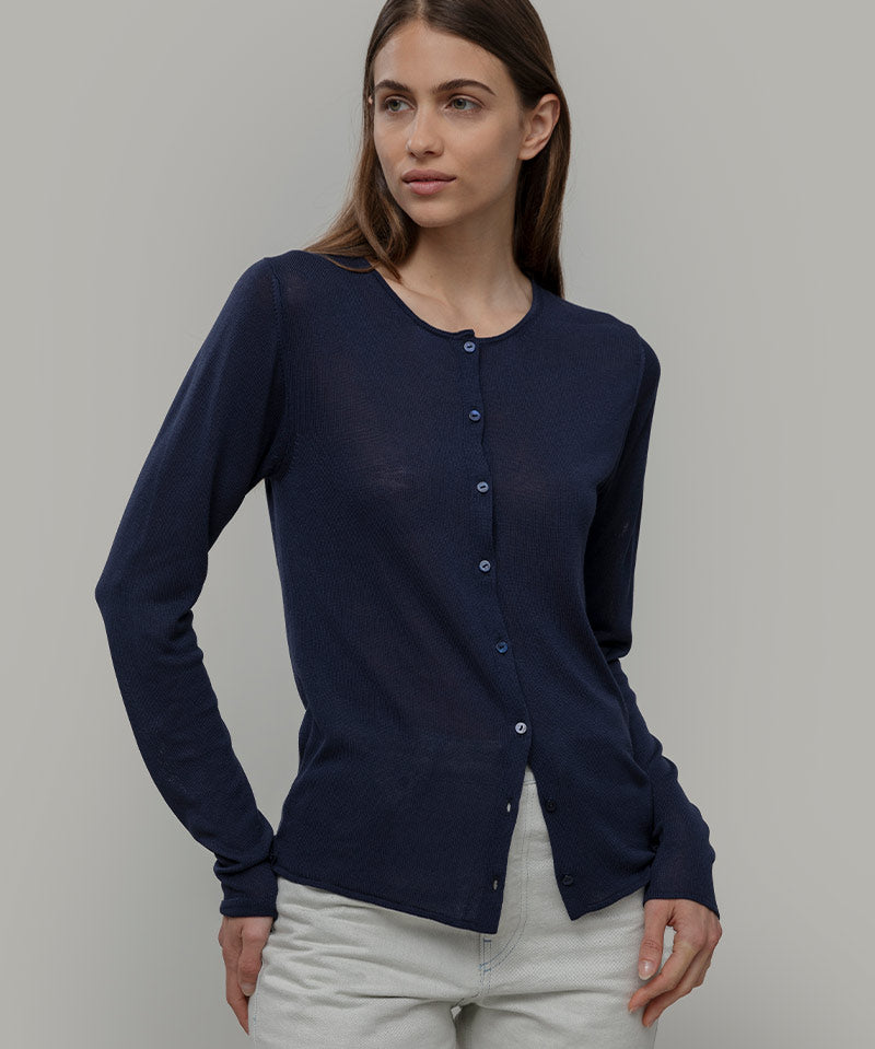Cardigan Donna Viscosa Vanessa - Rifò Lab Moda circolare made in Italy
