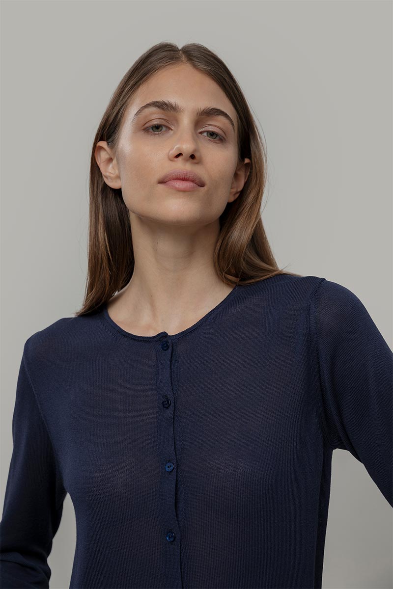 Cardigan Donna Viscosa Vanessa - Rifò Lab Moda circolare made in Italy