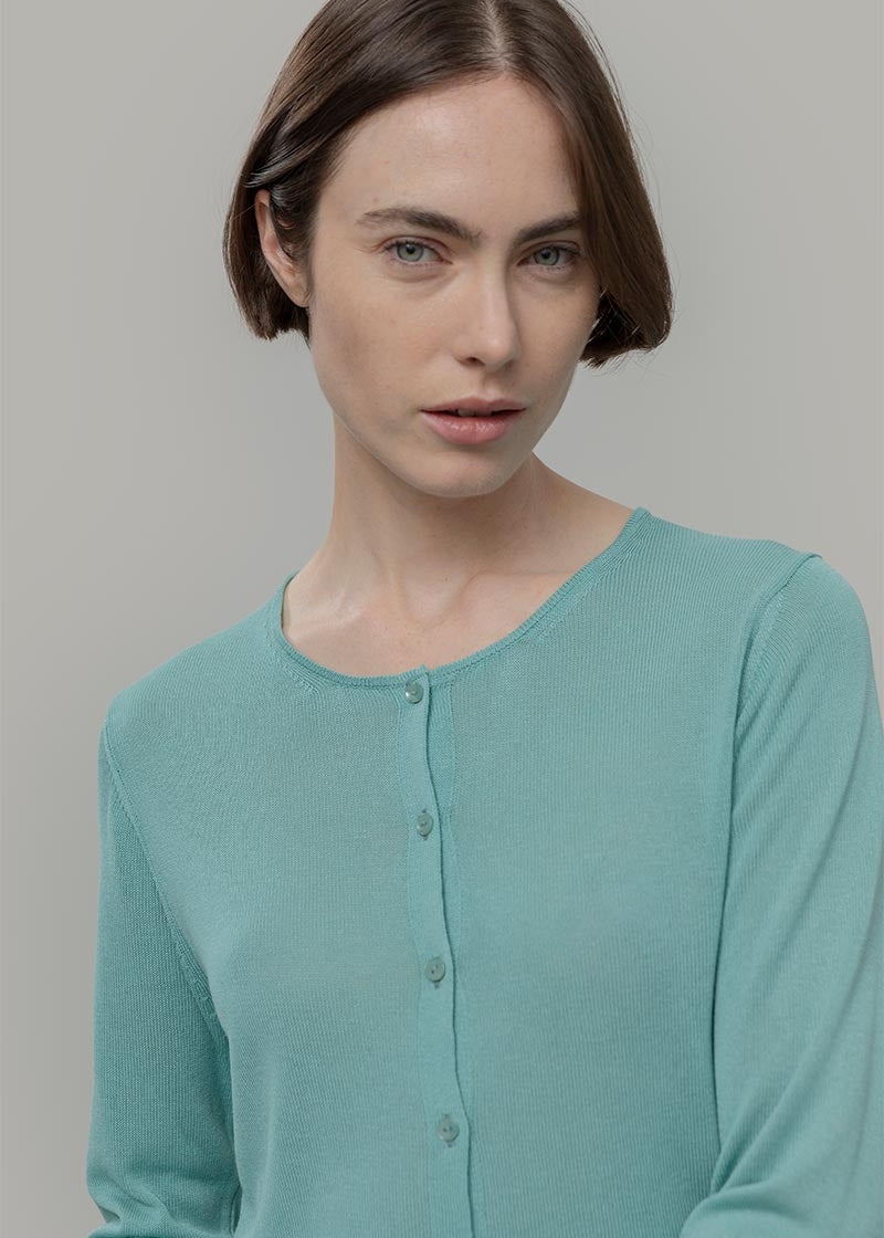 Cardigan Donna Viscosa Vanessa - Rifò Lab Moda circolare made in Italy
