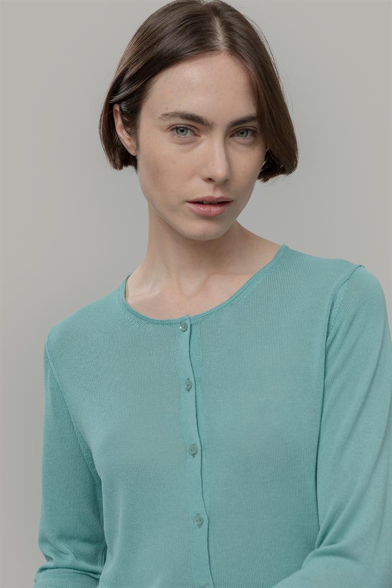 Cardigan Donna Viscosa Vanessa - Rifò Lab Moda circolare made in Italy