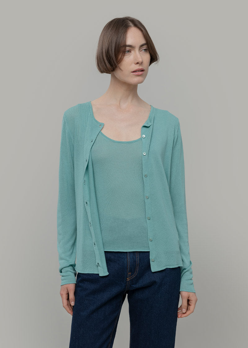 Cardigan Donna Viscosa Vanessa - Rifò Lab Moda circolare made in Italy