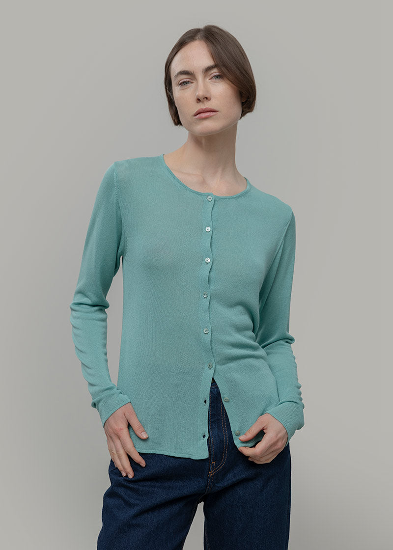 Cardigan Donna Viscosa Vanessa - Rifò Lab Moda circolare made in Italy