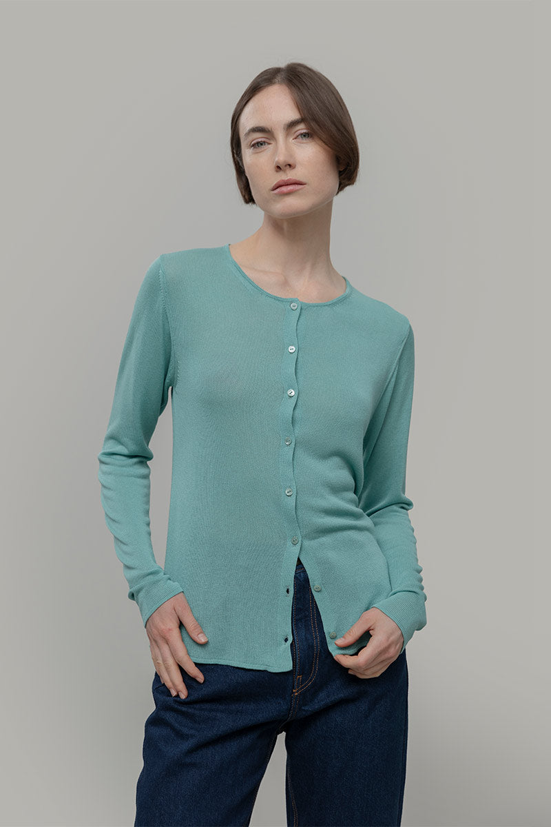 Cardigan Donna Viscosa Vanessa - Rifò Lab Moda circolare made in Italy