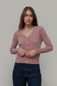 Cardigan Donna Seta Rigenerata Realma