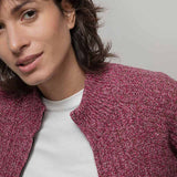 Cardigan Zip Donna Lana Rigenerata Ornella - Rifò Lab Moda circolare made in Italy