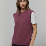 Gilet Donna in Maglia Cashmere Rigenerato Angela Smanicato Donna - Rifò Lab Moda circolare made in Italy
Rosso Marsala