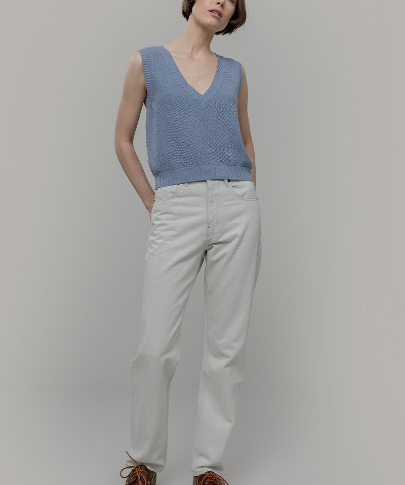 Gilet Cotone Donna Elodie - Rifò Lab Moda circolare made in Italy