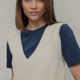 Gilet Cotone Donna Elodie - Rifò Lab Moda circolare made in Italy