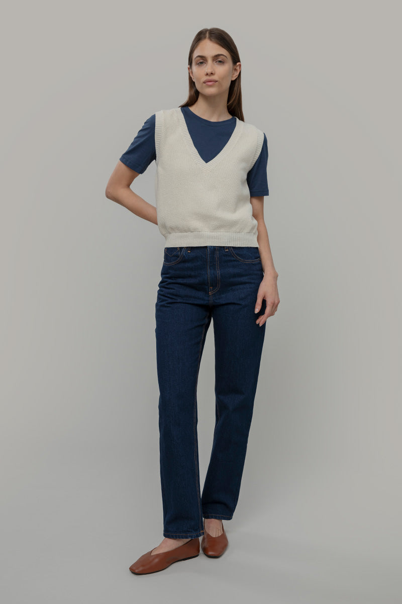 Gilet Cotone Donna Elodie - Rifò Lab Moda circolare made in Italy