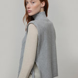 Gilet Donna Lana Rigenerata Collo Alto Delia - Rifò Lab Moda circolare made in Italy